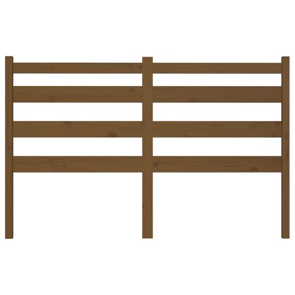 vidaXL H&ouml;f&eth;agafl fyrir R&uacute;m Lj&oacute;sbr&uacute;nn 146x4x100 cm Gegnheil Fura