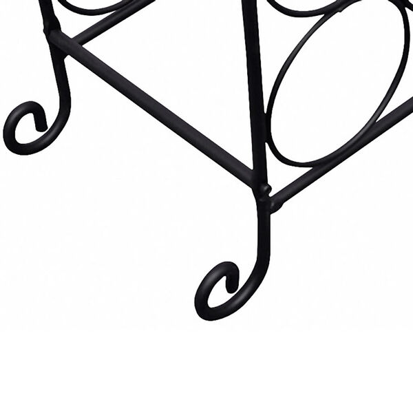 vidaXL Vínrekki fyrir 21 Flöskur Járn