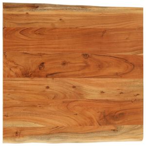 vidaXL Bor&eth;plata 40x40x3,8 cm Ferhyrnd Akas&iacute;uvi&eth;ur N&aacute;tt&uacute;rulegar Br&uacute;nir