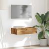 vidaXL sjónvarpsskápur með LED ljósum Old Wood 60x35x15,5 cm