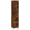 vidaXL H&aacute;r Sk&aacute;pur Reykt&oacute;na Eikarlitur 34,5x34x180 cm Samsettur Vi&eth;ur