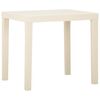 vidaXL Gar&eth;bor&eth; Hv&iacute;tt 79x65x72 cm Plast