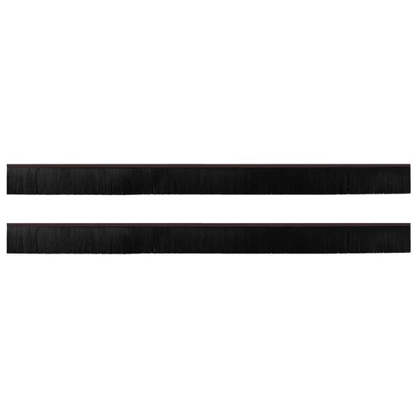 vidaXL Sj&aacute;lfklemmdu hur&eth;arbrosseglin 2 pcs Br&uacute;nn 100 cm &Aacute;lblenda