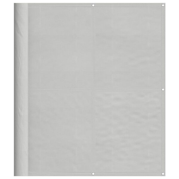 vidaXL Svalaskilr&uacute;m Lj&oacute;sgr&aacute; 120x400 cm 100% P&oacute;l&yacute;ester Oxford