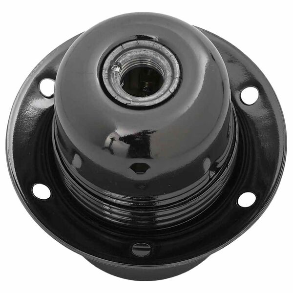 vidaXL lampahaldarar 2 stk Glossy Black E27