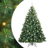 vidaXL Gervi j&oacute;latr&eacute; me&eth; 300 LED me&eth; standi Gr&aelig;nn 210 cm PE og PVC