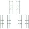 vidaXL T&oacute;matagrind 6 stk. 116 cm St&aacute;l og PP