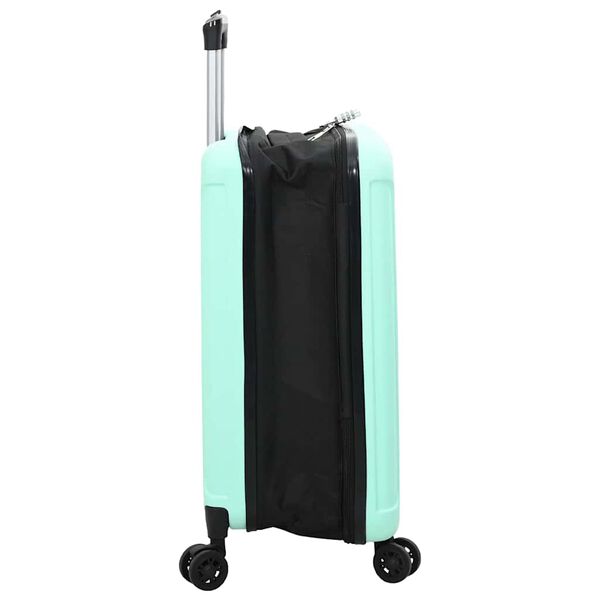 vidaXL Ferðataska með lás mint green 43 x 27 x 66 cm ABS Plast