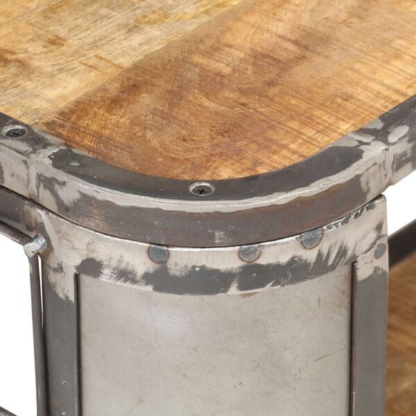 vidaXL Sjónvarpsskápur 90x30x40 cm Gegnheill Mangóviður