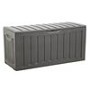vidaXL Geymslubox Svartur 118x53x57 cm P&oacute;l&yacute;pr&oacute;p&yacute;len