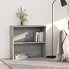 vidaXL B&oacute;kask&aacute;pur 2 Hillum Steypugr&aacute;r 80x30x76,5 cm Samsettur Vi&eth;ur