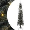vidaXL Gervi j&oacute;latr&eacute; me&eth; 300 LED Gr&aelig;nn 240 cm PVC, plast og st&aacute;l