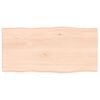 vidaXL Bor&eth;plata 80x40x(2-4) cm &Oacute;me&eth;h&ouml;ndlu&eth; Gegnheil N&aacute;tt&uacute;rul. Br&uacute;nir
