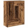 vidaXL Skenkur me&eth; Sk&uacute;ffum og Hur&eth;um Gamall Vi&eth;ur 73x31x90 cm