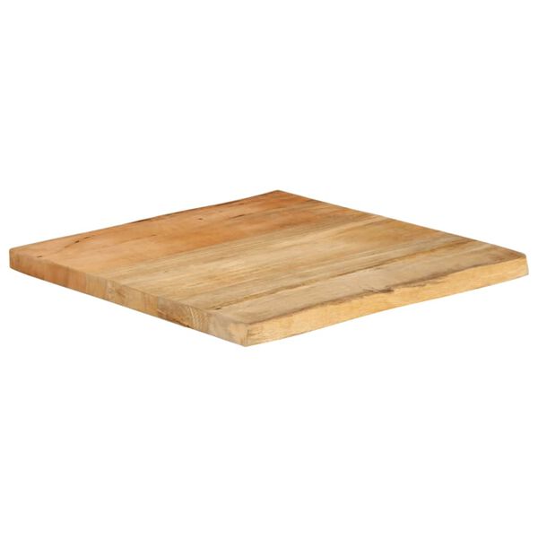 vidaXL Bor&eth;plata 80x80x3,8 cm N&aacute;tt&uacute;rulegum Br&uacute;num Gegnheill Mang&oacute;vi&eth;ur