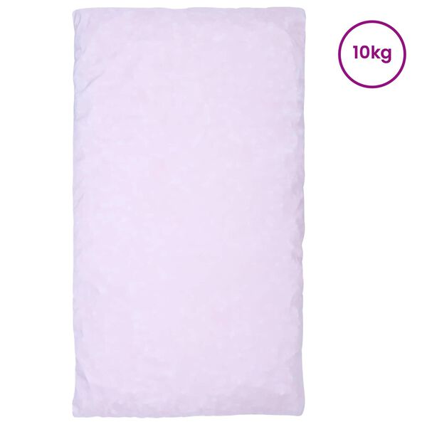 vidaXL Rifinn svampafylling Bleikur 10 kg P&oacute;l&yacute;&uacute;retan