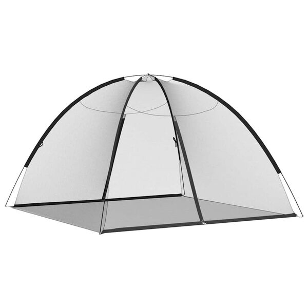 vidaXL mosk&iacute;t&oacute;net Mongol&iacute;a me&eth; opum 220 m&ouml;skvar&nbsp;Svart&nbsp;200x200x135 cm