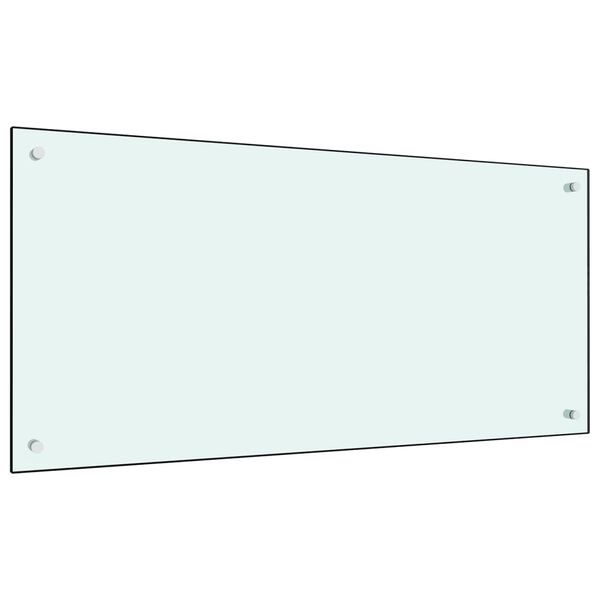 vidaXL Eldh&uacute;splata Hv&iacute;t 100x50 cm Hert Gler