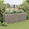 vidaXL Gabion Grjótkassi Upphækkað Beð Stál 270 x 90 x 100 cm
