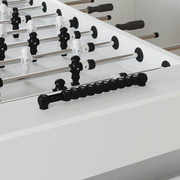 vidaXL F&oacute;tboltabor&eth; talningar 2 pcs Svartur 30 x 2,2 x 2,9 cm Plast