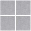 vidaXL Stigaplata Ferhyrningur 4 pcs Silfur 30 x 30 cm &Aacute;l