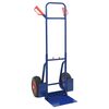 vidaXL &Uacute;tv&iacute;kkanlegur handtrolley Bl&aacute;r og rau&eth;ur 49,5 x 53 x 114 cm