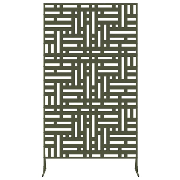 vidaXL Einkageymslur &Oacute;l&iacute;fugr&aelig;nn 100 x 50 x 180 cm St&aacute;l