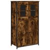 vidaXL H&aacute;r Sk&aacute;pur Reykt&oacute;na Eikarlitur 62x32x106,5 cm Samsettur Vi&eth;ur