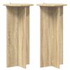 vidaXL Bl&oacute;mastandur 2 pcs Sonoma eikarlitur 40 x 40 x 80 cm