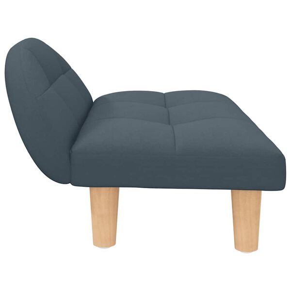 vidaXL Hundas&oacute;fi 70x52x30 cm D&ouml;kkgr&aacute;tt &Aacute;kl&aelig;&eth;i