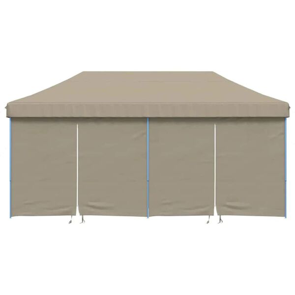 vidaXL Veislutjald Pop-up M&oacute;gr&aacute;r 580 x 292 x 315 cm Oxford efni