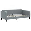 vidaXL Svefns&oacute;fi Lj&oacute;sgr&aacute;r 100x200 cm Efnis&aacute;kl&aelig;&eth;i