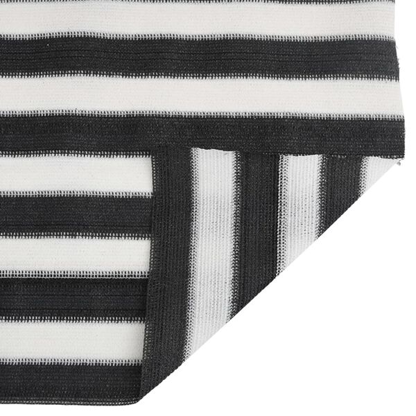 vidaXL Næðisnet Reykgráar og Hvítar 1,8x25 m HDPE 75 g/m²