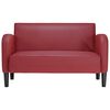 vidaXL Loveseat S&oacute;fi V&iacute;nrau&eth;ur 110 cm Gervile&eth;ur