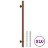 vidaXL Sk&aacute;pur Handf&ouml;ng 10 stk Bronslita&eth; 224 mm Ry&eth;fr&iacute;tt st&aacute;l
