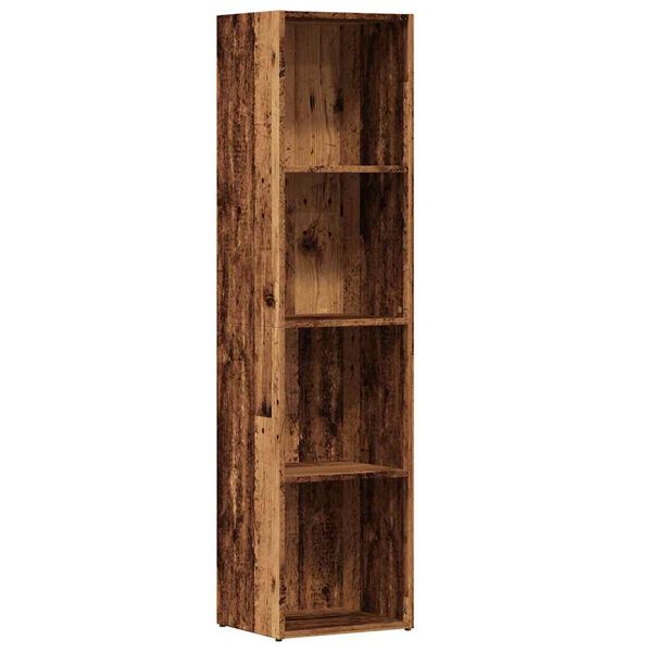 vidaXL B&oacute;kask&aacute;pur Old Wood 36x30x143 cm Engineered Wood