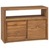 vidaXL Skenkur 80x30x60 cm Gegnheill Tekkvi&eth;ur