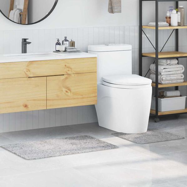 vidaXL Rennslisvarna&eth; ba&eth;mottusett 2 pcs Gr&aacute;r PP