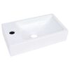 vidaXL Handlaug 400x220x90 mm SMC Hv&iacute;t