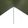 vidaXL Tjaldstæði Tarp Ólívugræn 438x376x212 cm Vatnsheldur