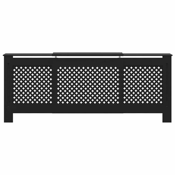 vidaXL Ofnhl&iacute;f MDF Sv&ouml;rt 205 cm