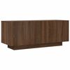 vidaXL Sj&oacute;nvarpssk&aacute;pur Br&uacute;nn Eik 100x35x40 cm Samsettur Vi&eth;ur