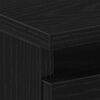 vidaXL Noatöflu skápur Svört eik 40 x 35 x 69 cm Samsettur viður