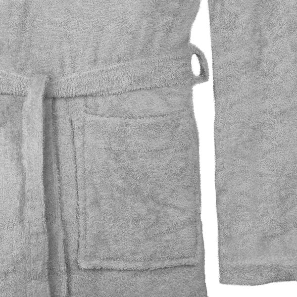 vidaXL Ba&eth;sloppur KINN Gr&aacute;r XL cotton