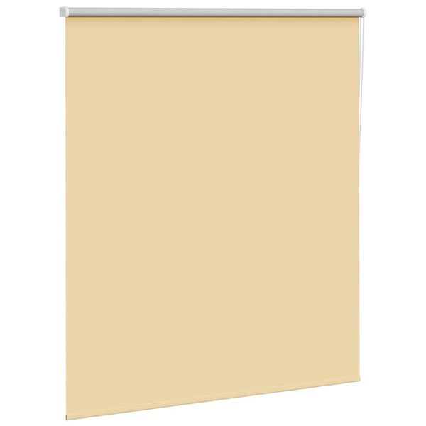 vidaXL R&uacute;llugard&iacute;nur Blackout Beige 130x130 cm Efni Breidd 126,6 cm