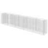 vidaXL Gabion Grj&oacute;tkassi Upph&aelig;kka&eth; Bl&oacute;maker S&iacute;nkh&uacute;&eth;a&eth; st&aacute;l450x50x100cm