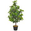 vidaXL Gerviplanta L&aacute;rvi&eth;ur me&eth; Potti Gr&aelig;n 90 cm