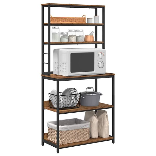 vidaXL Eldh&uacute;s hillu Gamall vi&eth;ur 80 x 40 x 168 cm Samsettur vi&eth;ur