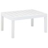 vidaXL Gar&eth;bor&eth; Hv&iacute;tt 78x55x38 cm Plast
