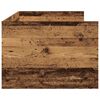 vidaXL Dýnuramma Með Skúffum Gamalt viður 90 x 200 cm Samsettur viður